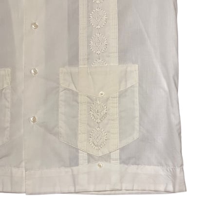 00s- The Havanera Co. Poly/Cotton Guayabera shirt