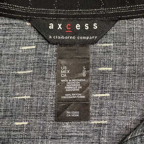 axcess Rayon All Over Print Shirt