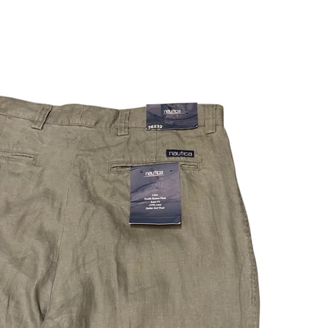 90s- Nautica Linen Slacks