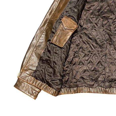 90s- ST.JOHN'S BAY Leather Jacket