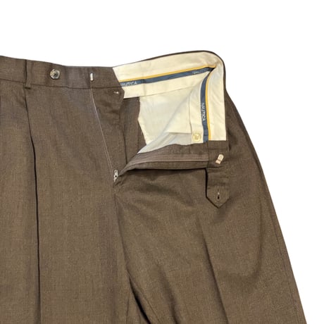 90s- Nautica Summer Wool Slacks W32
