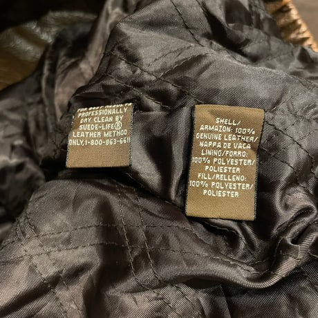 90s- ST.JOHN'S BAY Leather Jacket