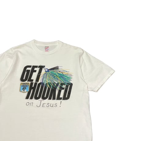 90s JERZEES B.A.S.S. “GET HOOKED” T-Shirt