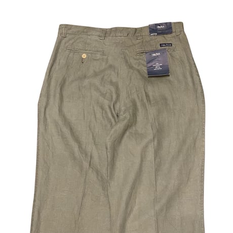 90s- Nautica Linen Slacks