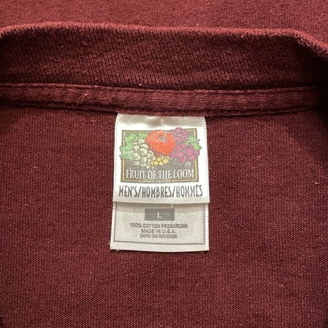 90s~ Fruit of the Loom Solid T-Shirt