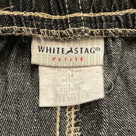 00s WHITE STAG Black Denim Easy Pants