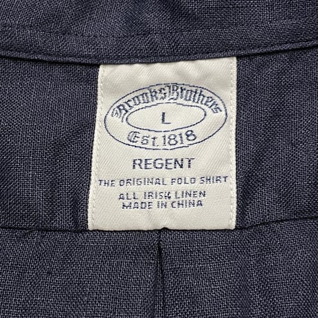 00s Brooks Brothers Linen B.D Shirt