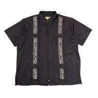 00s~ HABAND Guayabera Zip Shirt