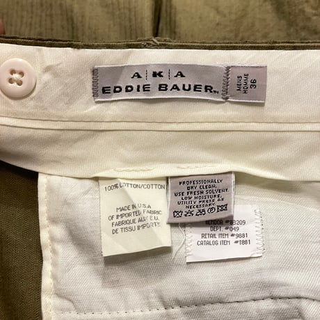 90s- Eddie Bauer Two Tuck Corduroy Pants