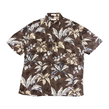 90s~ pierre cardin Rayon Aloha Shirt