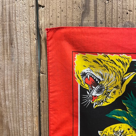 80s Leopard & Lion Bandana #207