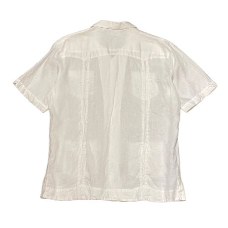 00s- CUBAVERA Linen Guayabera shirt