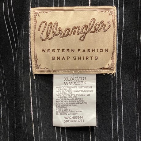 00s- Wrangler Metallic Western Shirt