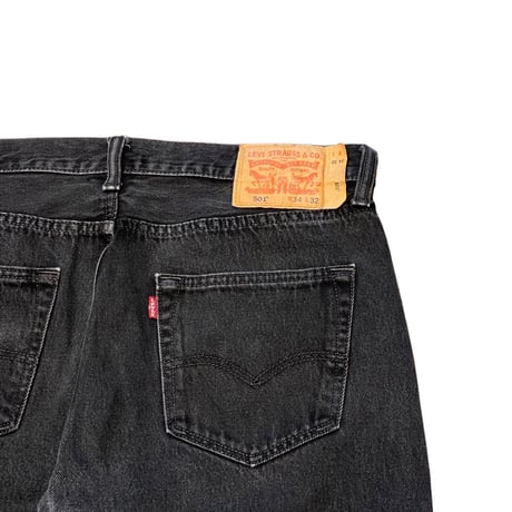 00s- Levi's 501 Black Denim Pants