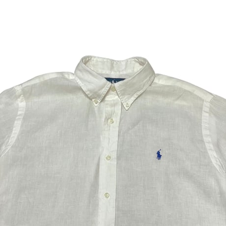 00s- Polo Ralph Lauren Linen B.D Shirt