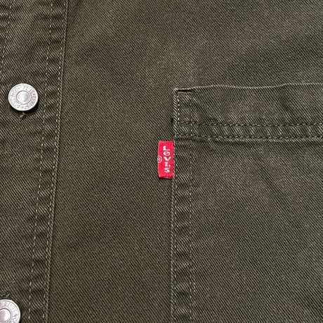 00s- Levi's Cotton Twill Work Shirt