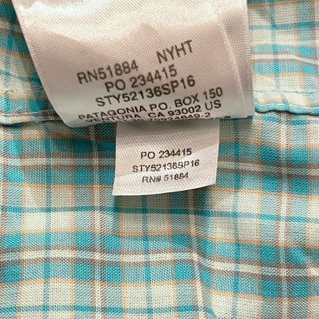 16s Patagonia Poly Cotton Shirt