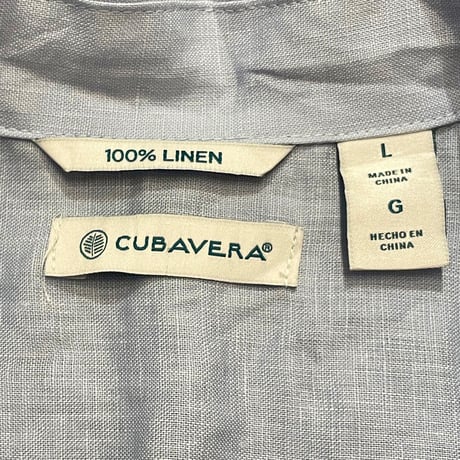 00s- CUBAVERA Linen Guayabera shirt