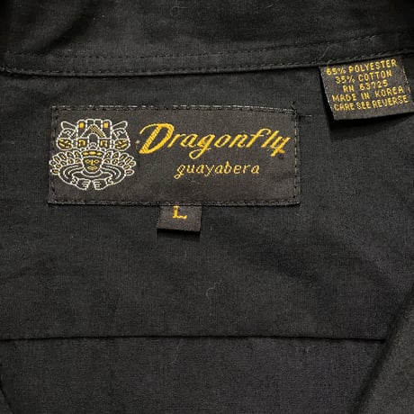 90s~ Dragonfly Guayabera Shirt