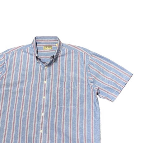 90s L.L.Bean Oxford B.D Striped Shirt
