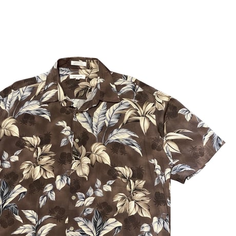 90s~ pierre cardin Rayon Aloha Shirt