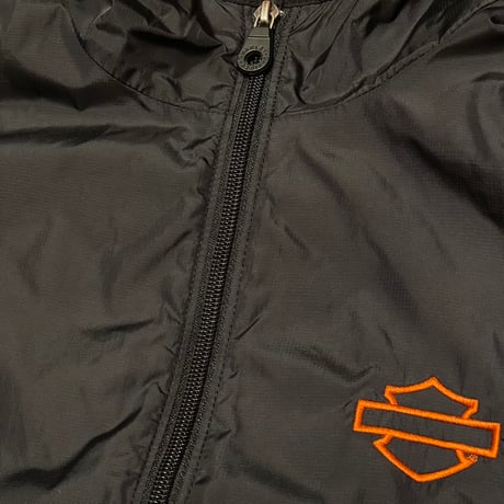 00s- HARLEY-DAVIDSON Hooded Nylon Jacket