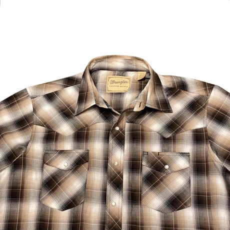 00s- Wrangler Cotton/Poly Western Shirt