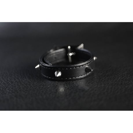 15mm Insert Tip Leather Bracelet / Tiny Conical Design ( 30th Anniversary Model )