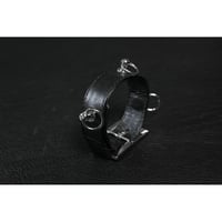 20mm Insert Tip Leather Bracelet / Three Ring Design ( 30th Anniversary Model )