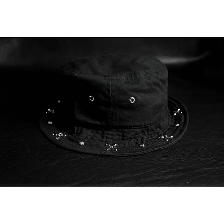 Twill Bucket Hat / Studs Embellished Design 001 ( 30th Anniversary Model )