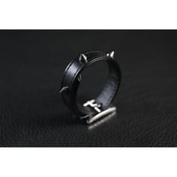 15mm Insert Tip Leather Bracelet / Tiny Conical Design ( 30th Anniversary Model )