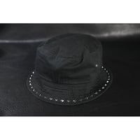 Twill Bucket Hat / Pyramid Studs Embellished Design 001 ( 30th Anniversary Model )