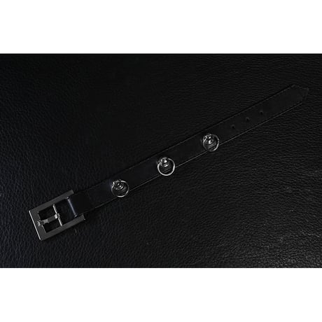 20mm Insert Tip Leather Bracelet / Three Ring Design ( 30th Anniversary Model )