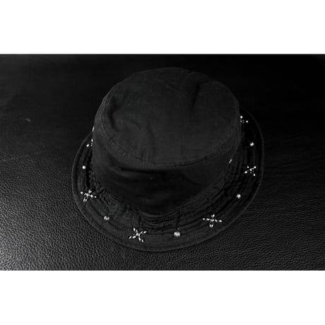 Twill Bucket Hat / Studs Embellished Design 001 ( 30th Anniversary Model )