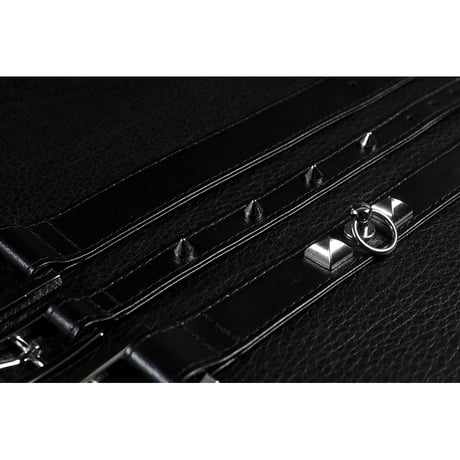 20mm Insert Tip Leather Bracelet / Pyramid & Ring Design ( 30th Anniversary Model )