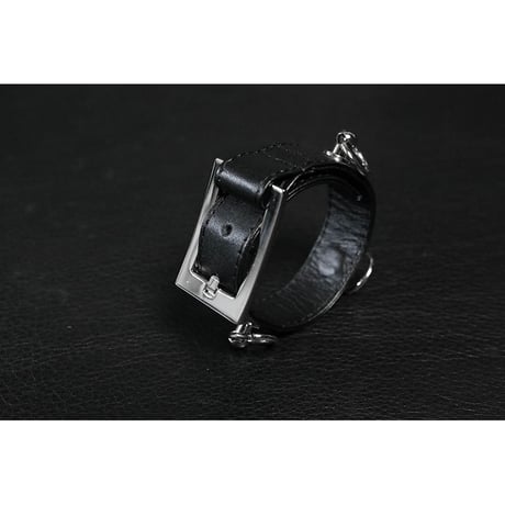 20mm Insert Tip Leather Bracelet / Three Ring Design ( 30th Anniversary Model )