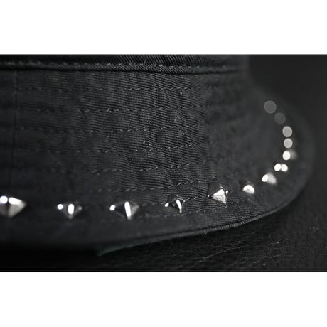 Twill Bucket Hat / Pyramid Studs Embellished Design 001 ( 30th Anniversary Model )