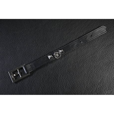 20mm Insert Tip Leather Bracelet / Pyramid & Ring Design ( 30th Anniversary Model )