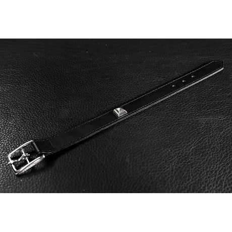 18mm Insert Tip Leather Bracelet / Pyramid Italian Studs Design ( 30th Anniversary Model )