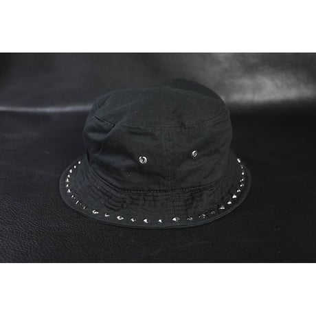 Twill Bucket Hat / Pyramid Studs Embellished Design 001 ( 30th Anniversary Model )