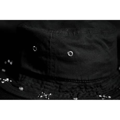 Twill Bucket Hat / Studs Embellished Design 001 ( 30th Anniversary Model )