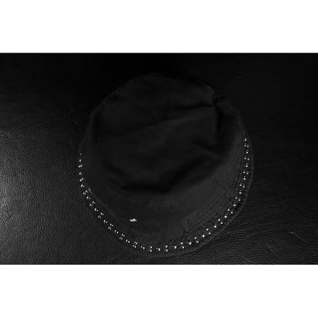 Twill Bucket Hat / 2:1 Round Studs Embellished Design 001 ( 30th Anniversary Model )