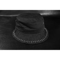 Twill Bucket Hat / 2:1 Round Studs Embellished Design 001 ( 30th Anniversary Model )