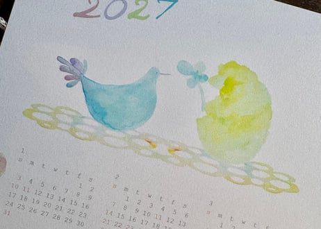 2027年カレンダー◾️ソノトキノキブン