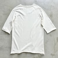 薄綿クルーネック5分袖