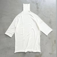 薄綿リブタートル5分袖