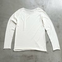 薄綿Vネック長袖