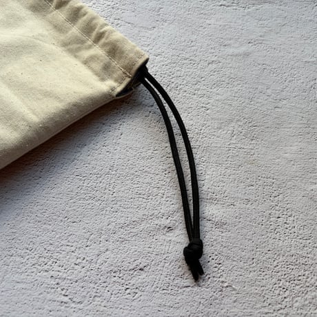 BACIO./DRAWSTRING BAG__NATURAL