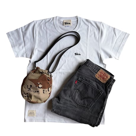 【一点物】BACIO./DRAWSTRING BAG TYPE 2_SAND CAMO