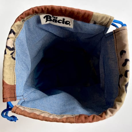 【一点物】BACIO./DRAWSTRING BAG_SAND CAMO_02